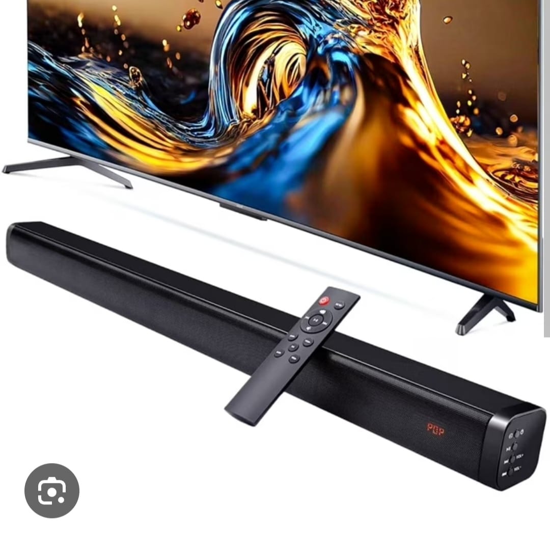 TOPVISION 2.1 Ch Sound Bar for TV, Bluetooth 5.4 Sound Bar with Subwoofer with HDMI ARC/Optical/Aux/USB, 3D Surround Sound System for gifts
