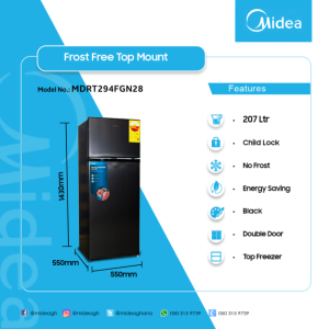 Midea Top Freezer