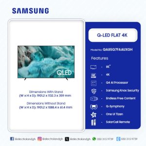 Samsung Q-LED Flat 4K Television